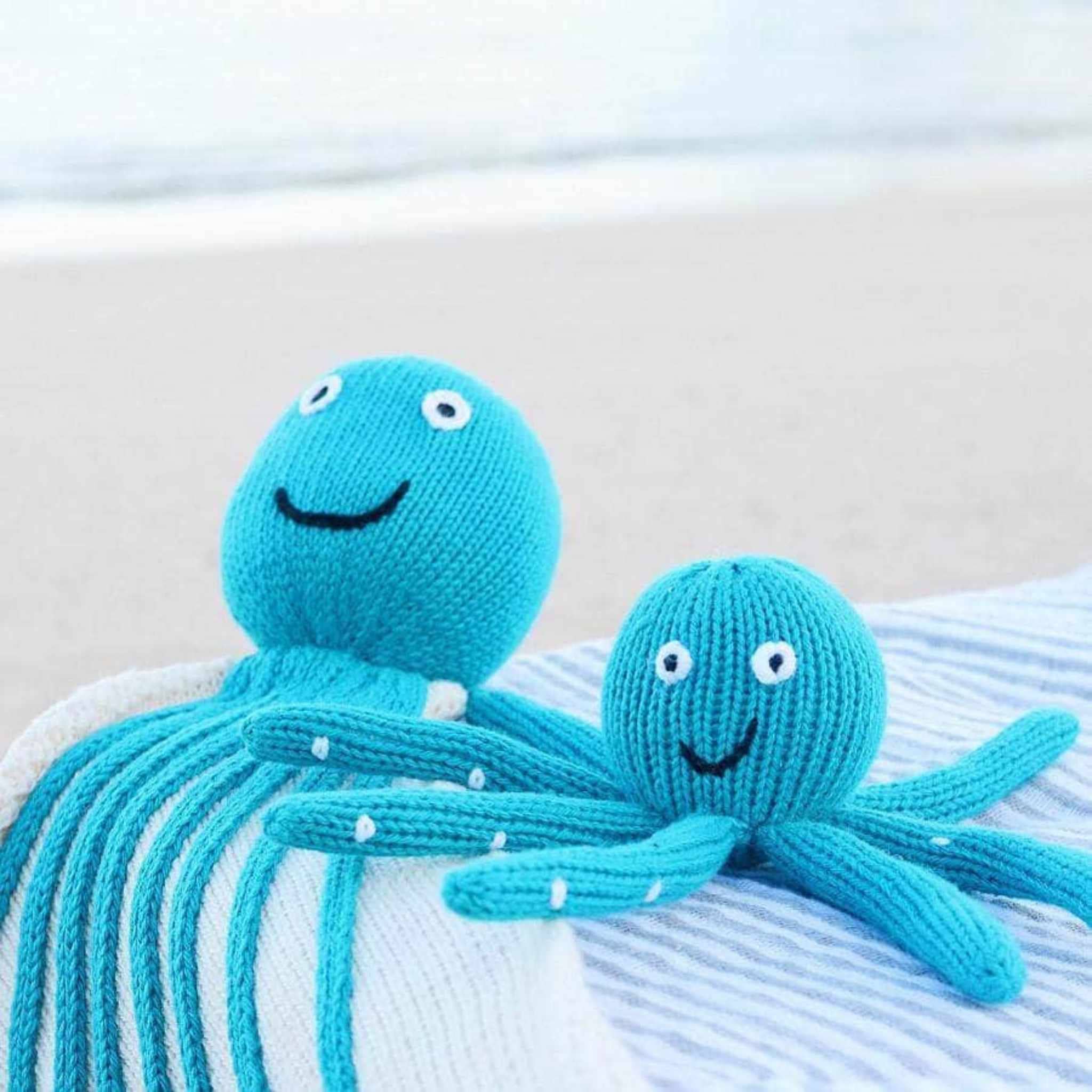 Estella - Wholesale Handheld Rattle - Baby - Baby Rattle Toy - Octopus Rattle (Turquoise)7