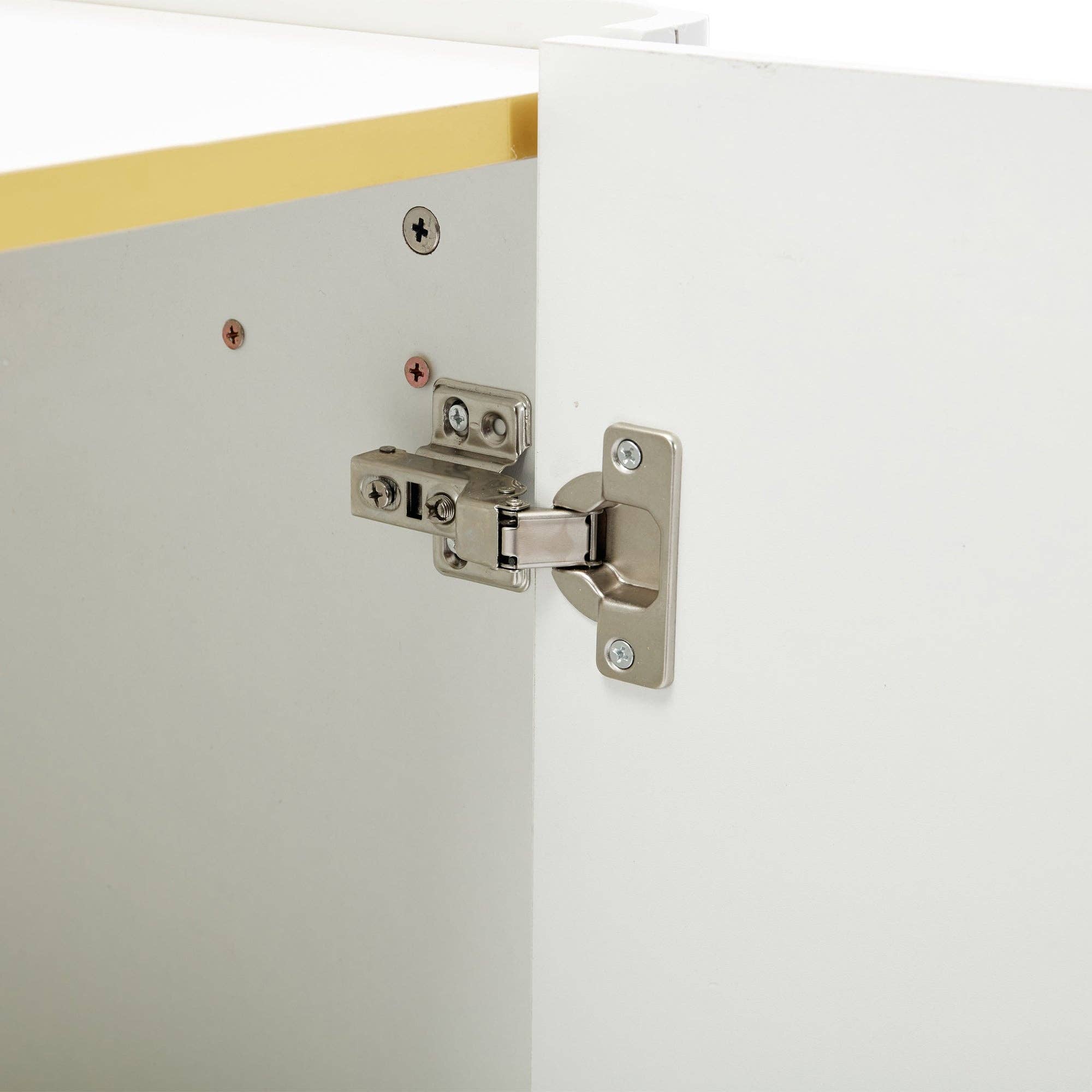 Urban Meuble – Aparador por atacado – Buffet branco elegante 2 portas, 2 gavetas com iluminação LED 150*35*80cm KRAUDREL46