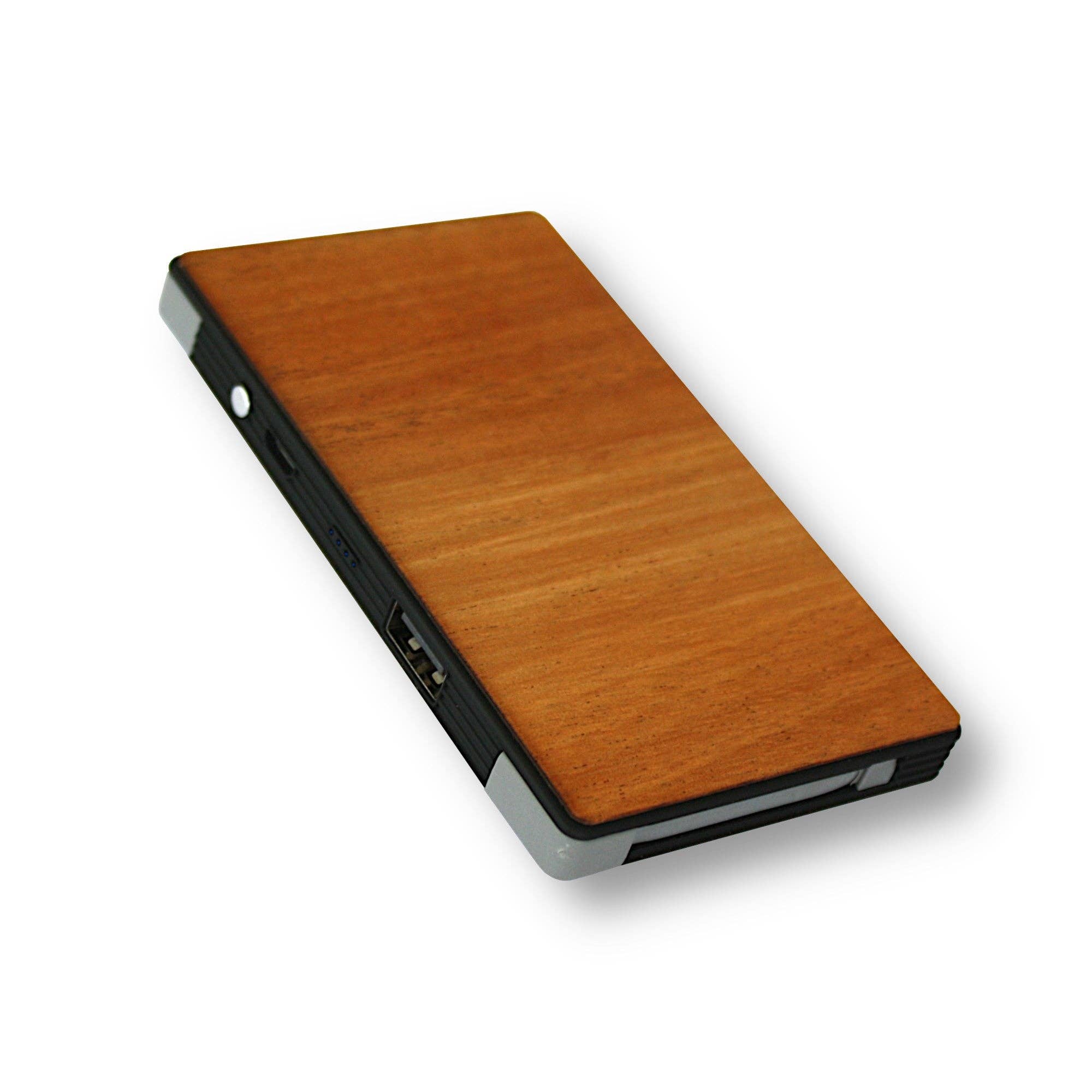 WUDN Handcrafted - Wholesale Portable Charger - Customizable Slim-Dual Wooden Power Bank0