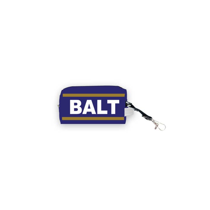 Anne Cate - Wholesale Keychain - Unisex - BALT (Baltimore) Game Day Multi-Use Mini Bag Keychain
