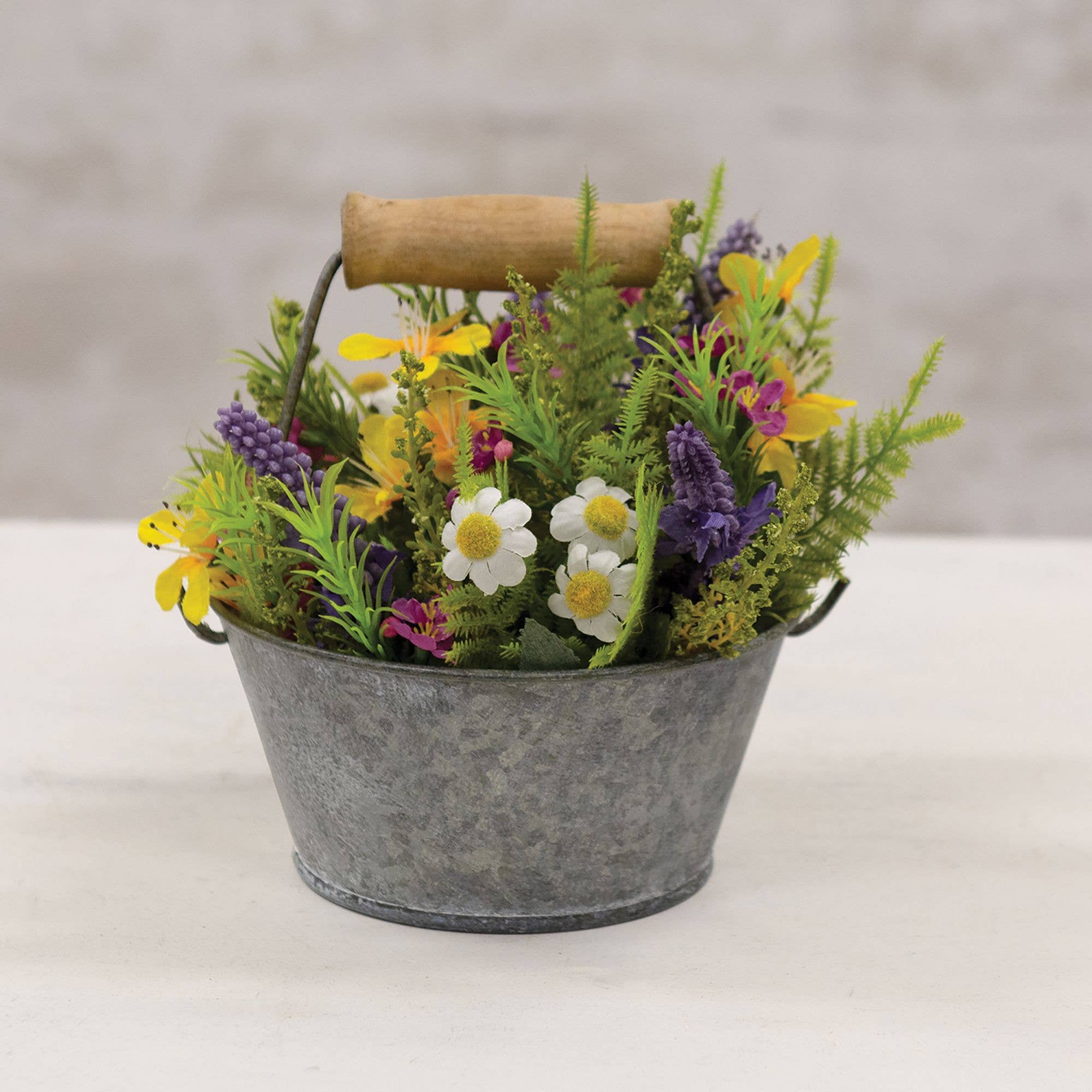 Saybrook Lane - Wholesale Artificial Flowers - Meadow Flowers Half Sphere, 6"2