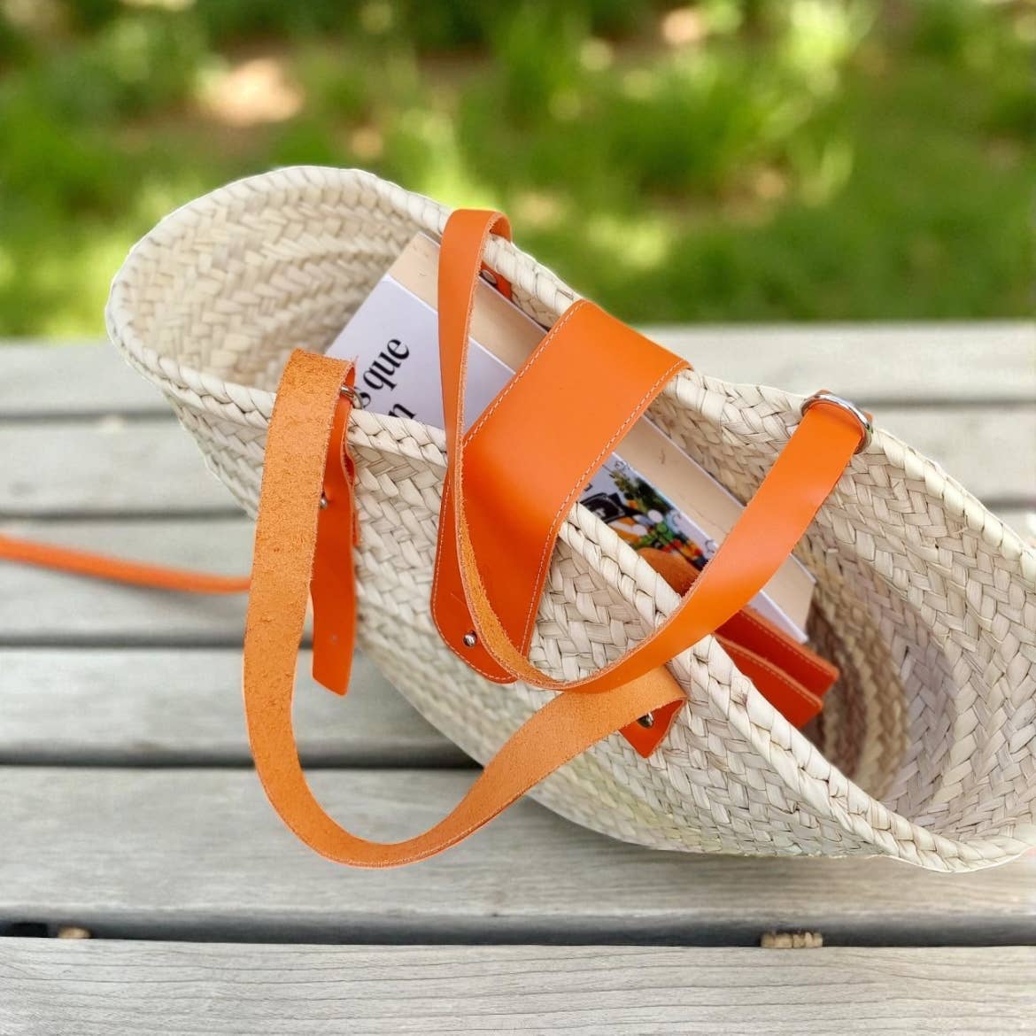 MIRAMAR Store - Wholesale Tote Bag - Women's - Palm Leaf Tote Bag — Strap, Hand & Shoulder ( 6 Colors )1