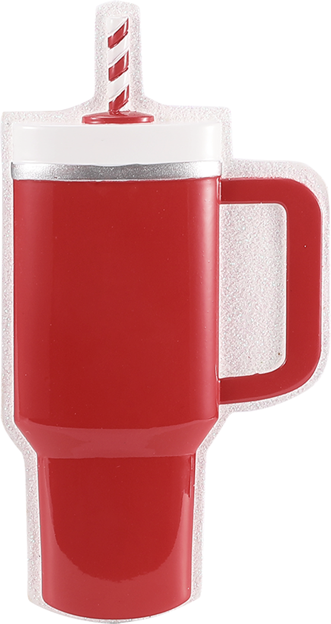 PolarX Ornaments - Wholesale Insulated Mug/Tumbler - Travel Cup / Mug with Straw Personalized Ornament0