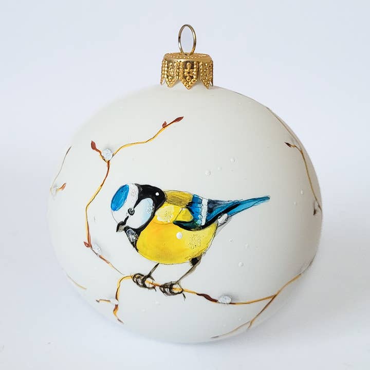 Winter birds - Christmas ornament for wholesale by Hollymoods