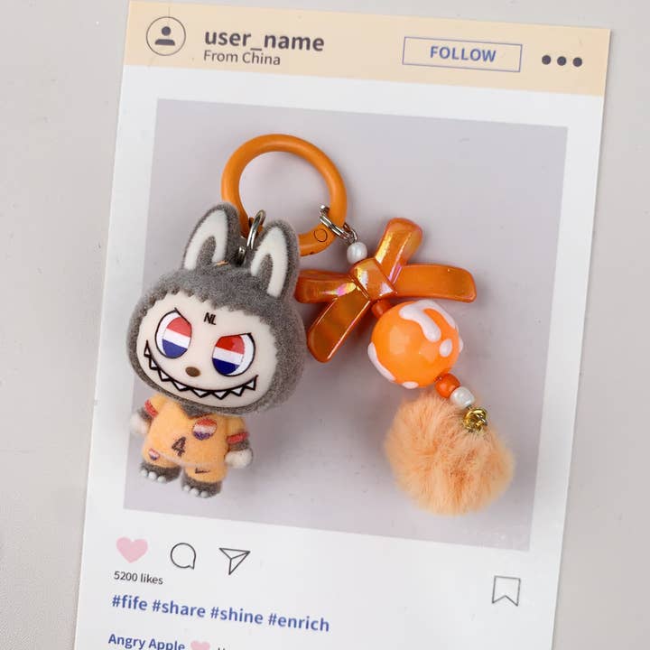 Lilyrosy(Duty free) - Wholesale Keychain - Women's - Netherland World Cup Series Labu Keychain,hoiliday gift1