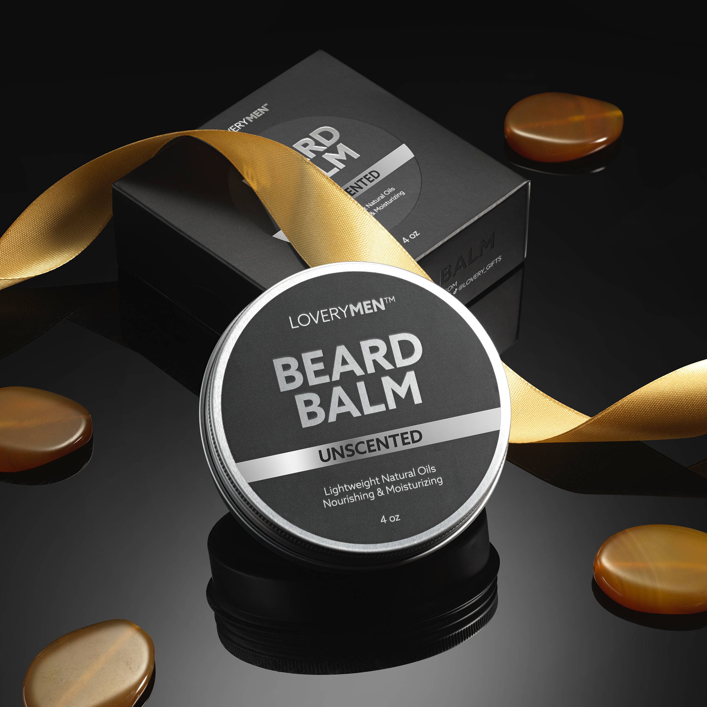Lovery - Vente Soins pour barbe - Coffret cadeau de baume à barbe LOVERYMEN 4 pièces - Cadeau de toilettage premium7