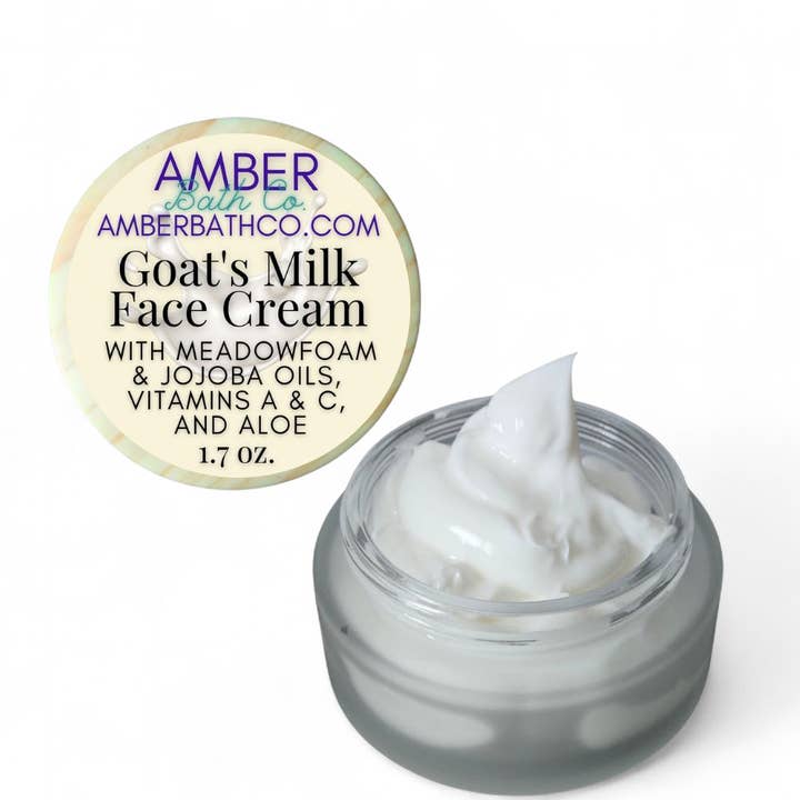 Natural Goat's Milk Face Cream for wholesale by Amber Bath Co