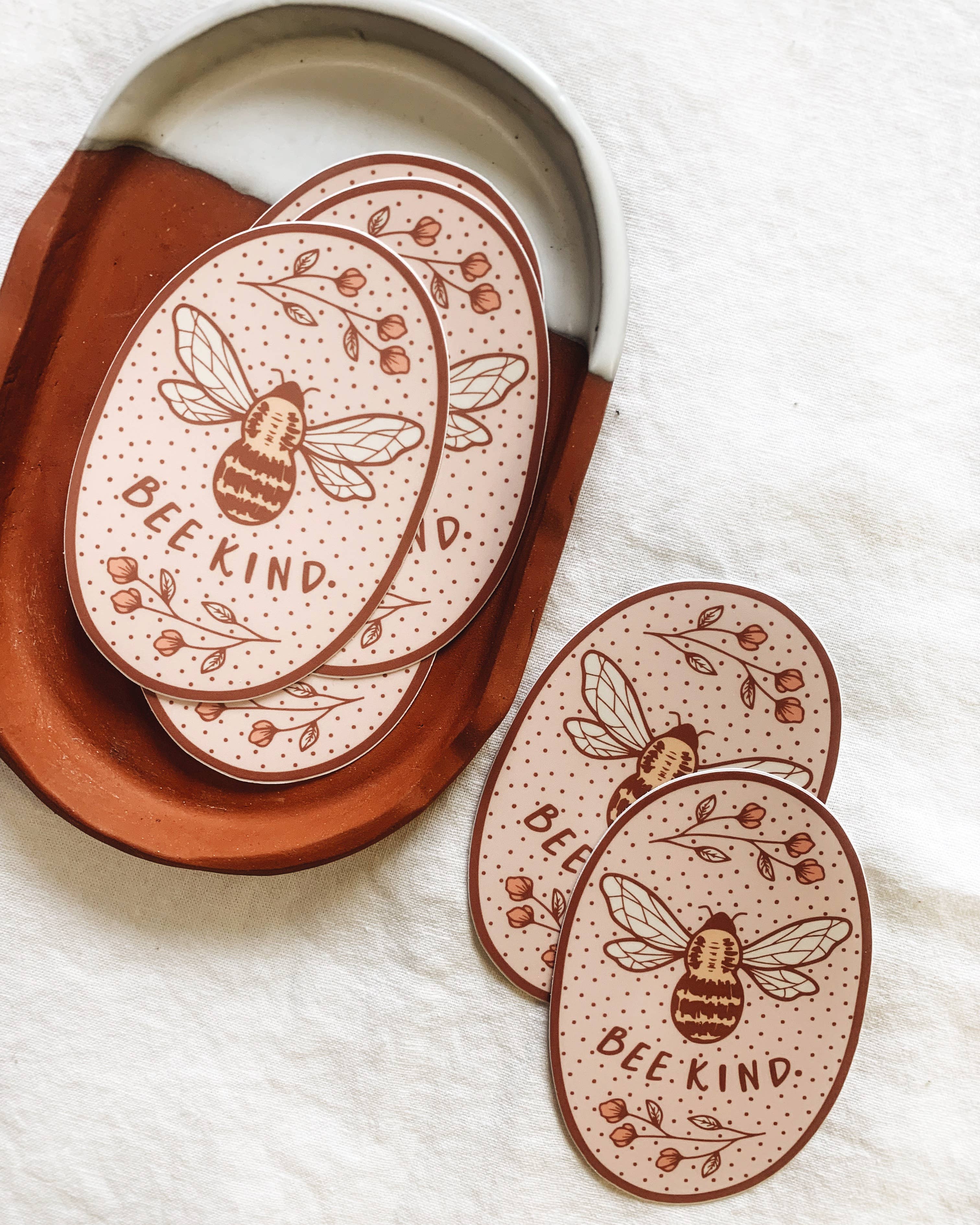 Flora West Design - Wholesale Sticker - Bee Kind vinyl sticker3
