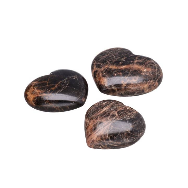 Vives de la Cortada S.L - Wholesale Spiritual Stone/Crystal - Black Adularia Hearts1