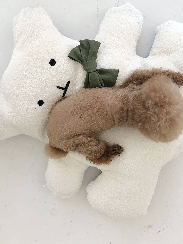 COUSSIN OURS . BLANC pour la vente par Pets So Good