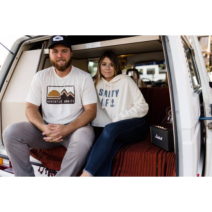 One Ocean Apparel Co.. - Wholesale Hoodie - Women's - Salty AF Crop Hoodie4