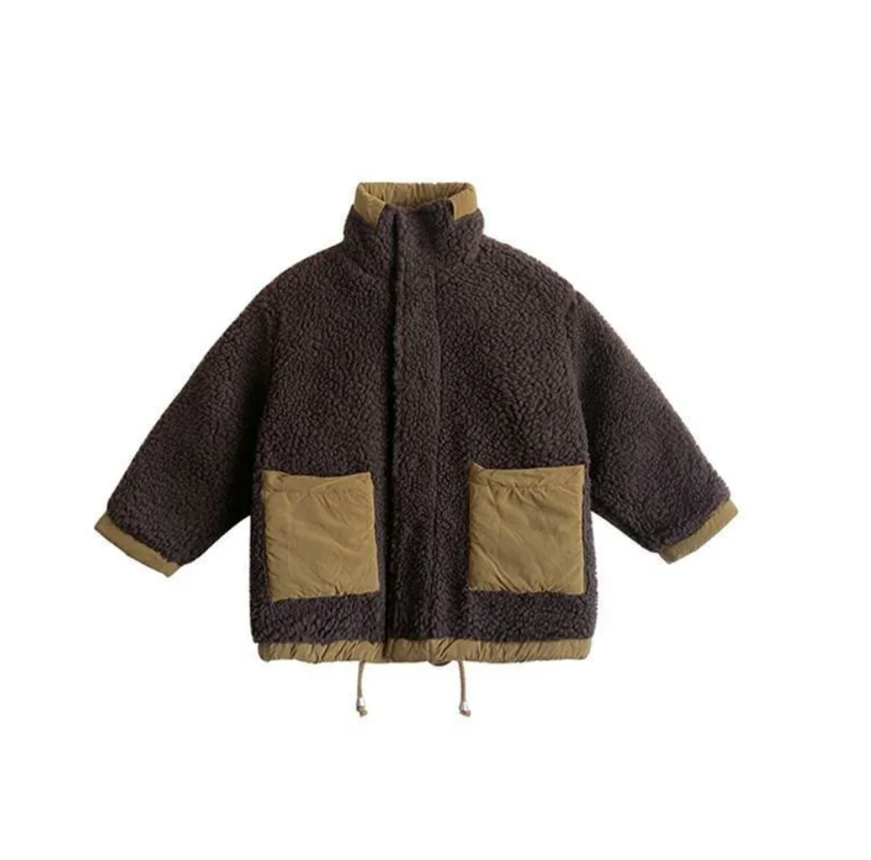 Annie & Charles – wholesale Jacka - Barn – Annie & Charles® JULEZ vändbar teddyjacka2