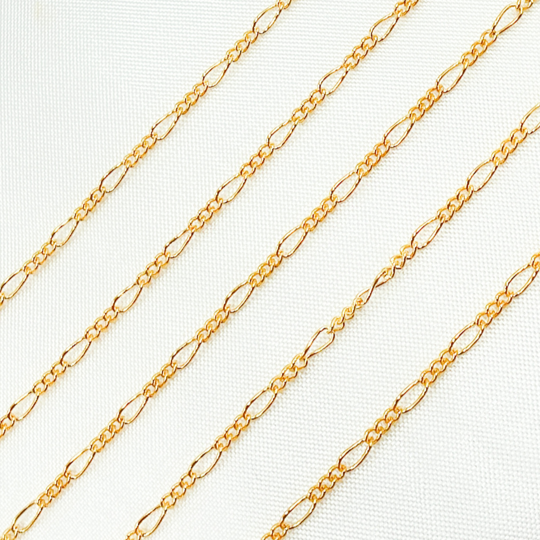 Tresor Jewelry Inc. - Wholesale Link & Chain Necklace - 1631CGF. 14k Gold Filled Figaro Chain2
