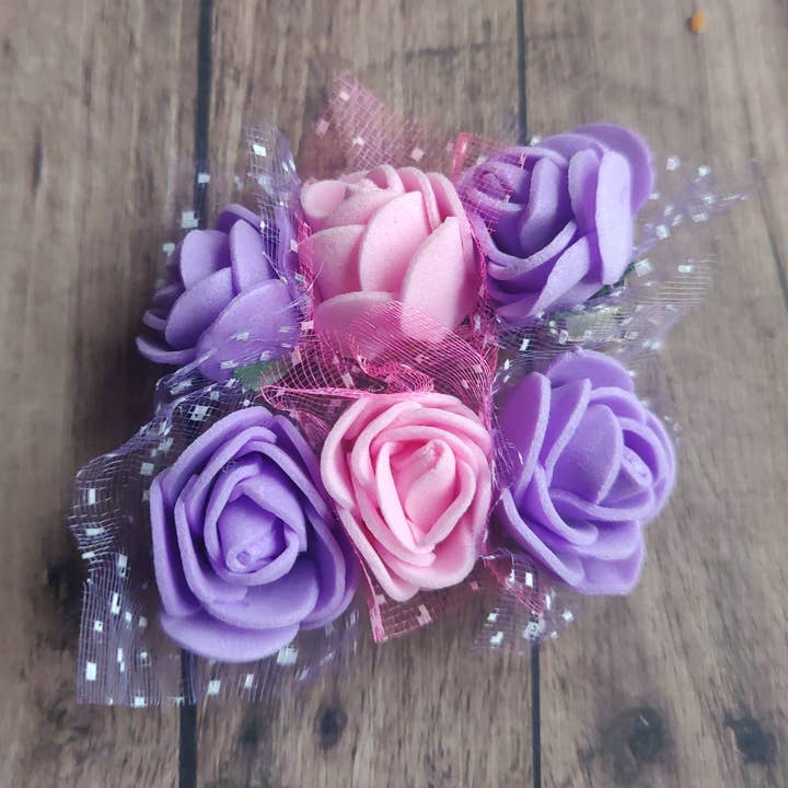 Par de clipes de franja de flores por atacado de 3d beauty brand