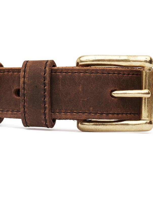 Full Grain Leather Collar for wholesale by Ellie Dog Wear