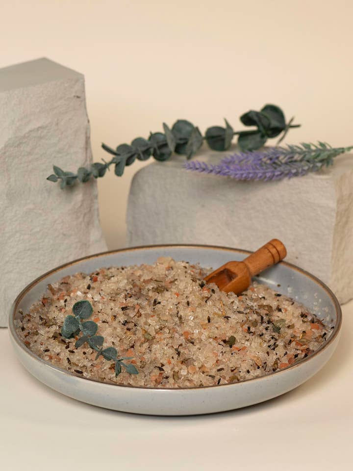 Bath salt - Eucalyptus and lavender for wholesale by Pando&Co