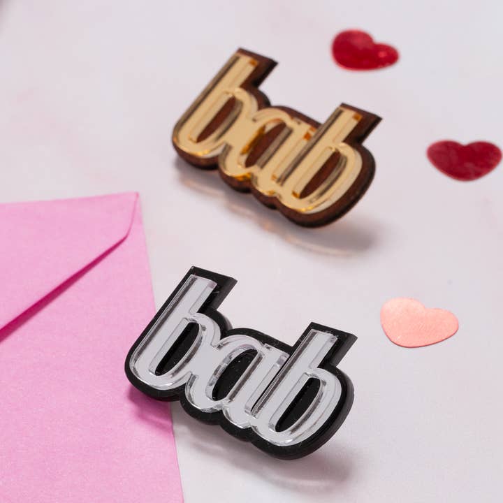 'Bab' Brummie Pin-badge for engroshandel hos Working Clasp