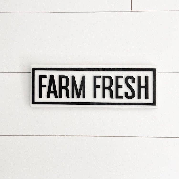 Nail and Hook Laser Cut Home Decor - Wholesale Sign - 12” Farmhouse Word Signs1