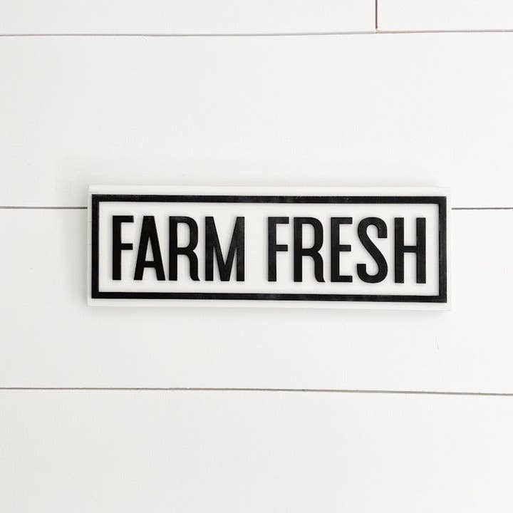 Nail and Hook Laser Cut Home Decor - Wholesale Sign - 12” Farmhouse Word Signs1