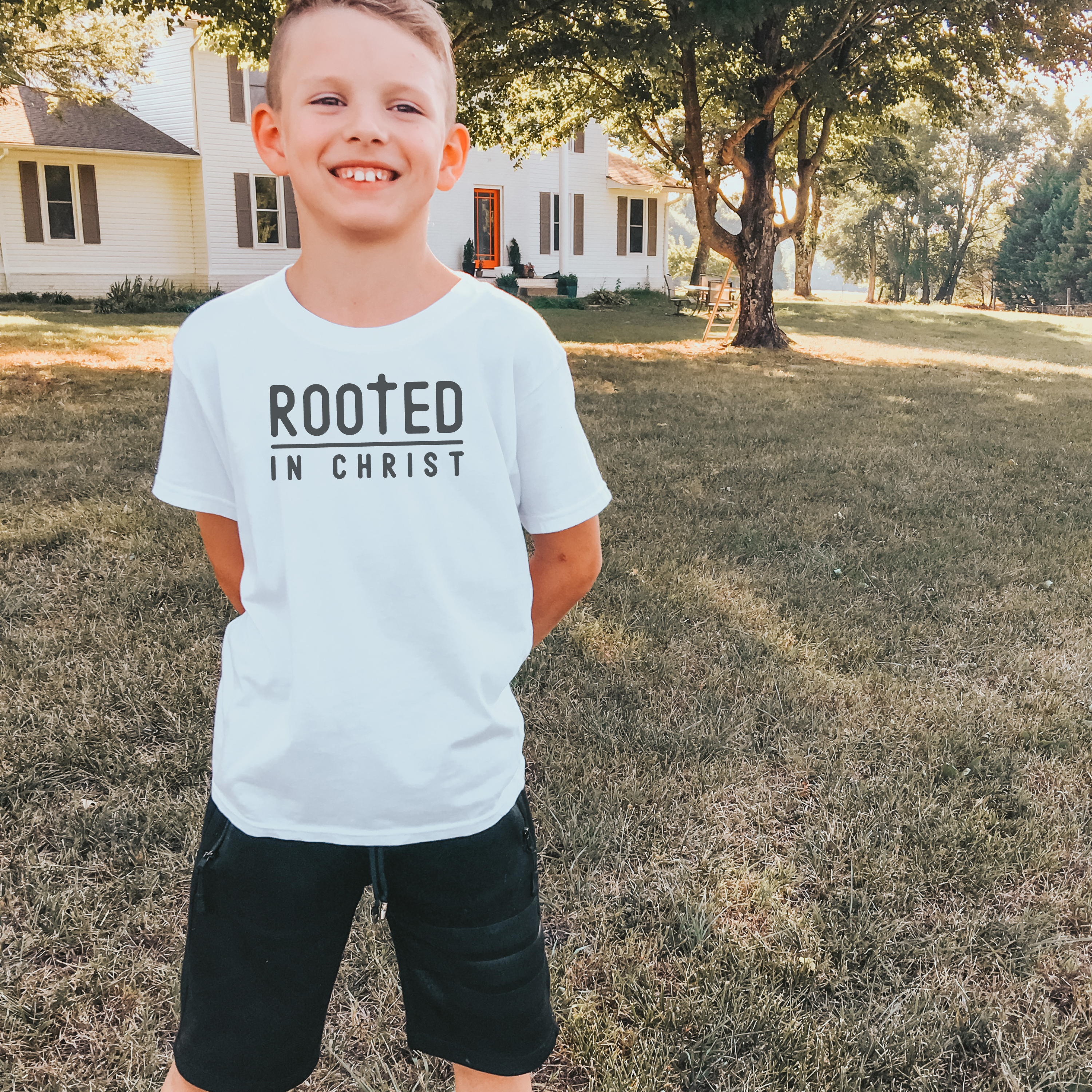 Faith & Life Christian Brands – wholesale T-shirt – Kids – Rooted In Christ Toddler and Youth T-Shirt1