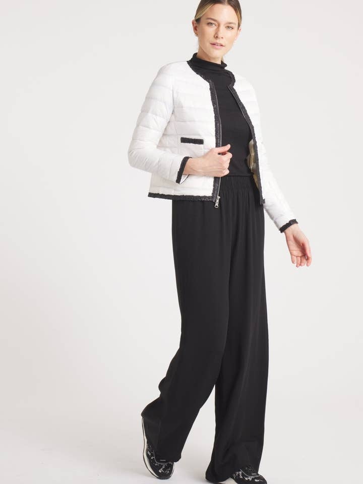 The Buckingham | Down Jacket | Ivory for wholesale by Cotes of London