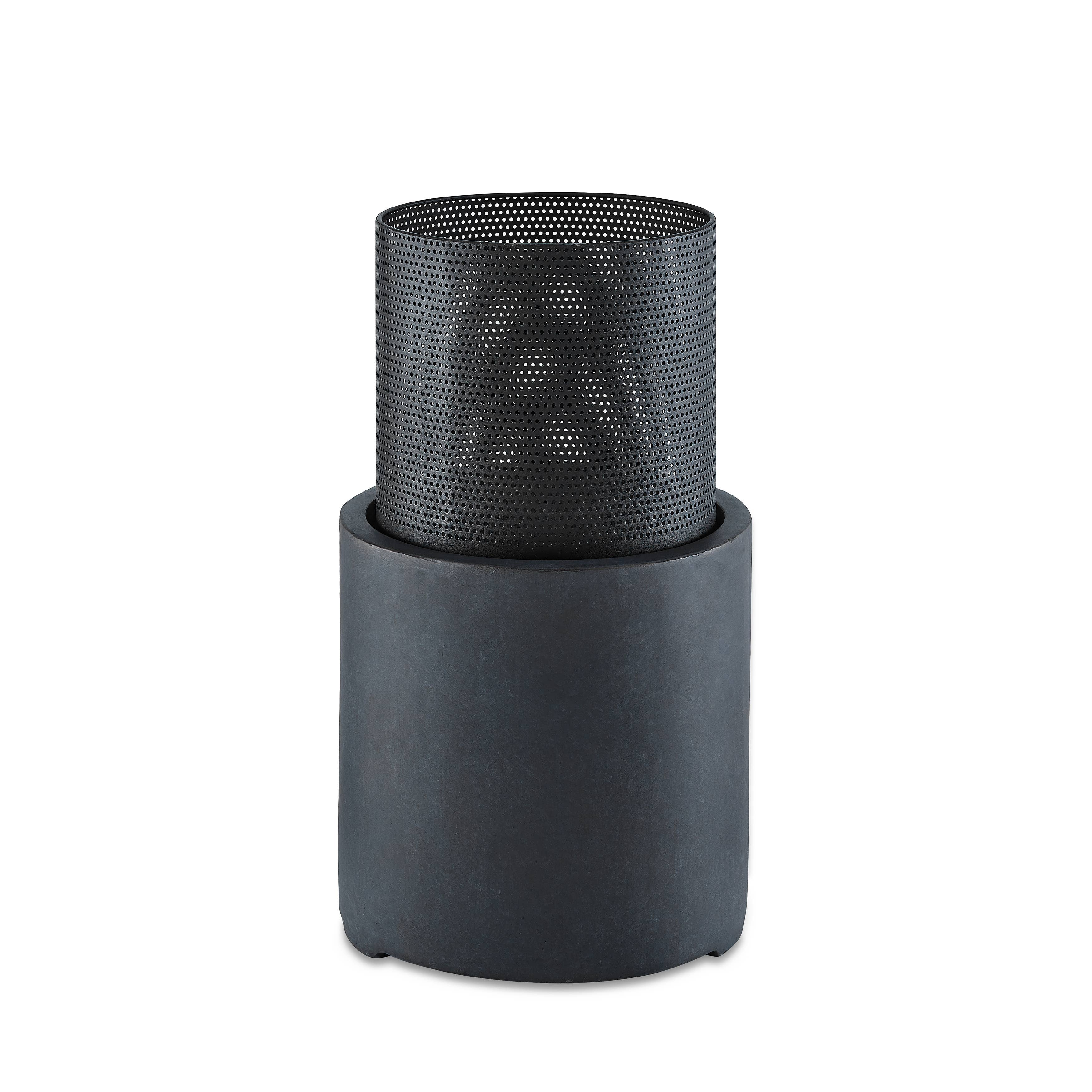 Danya B - Wholesale Fire Pit - 22" Wood Burning Faux Stone Fire Column3