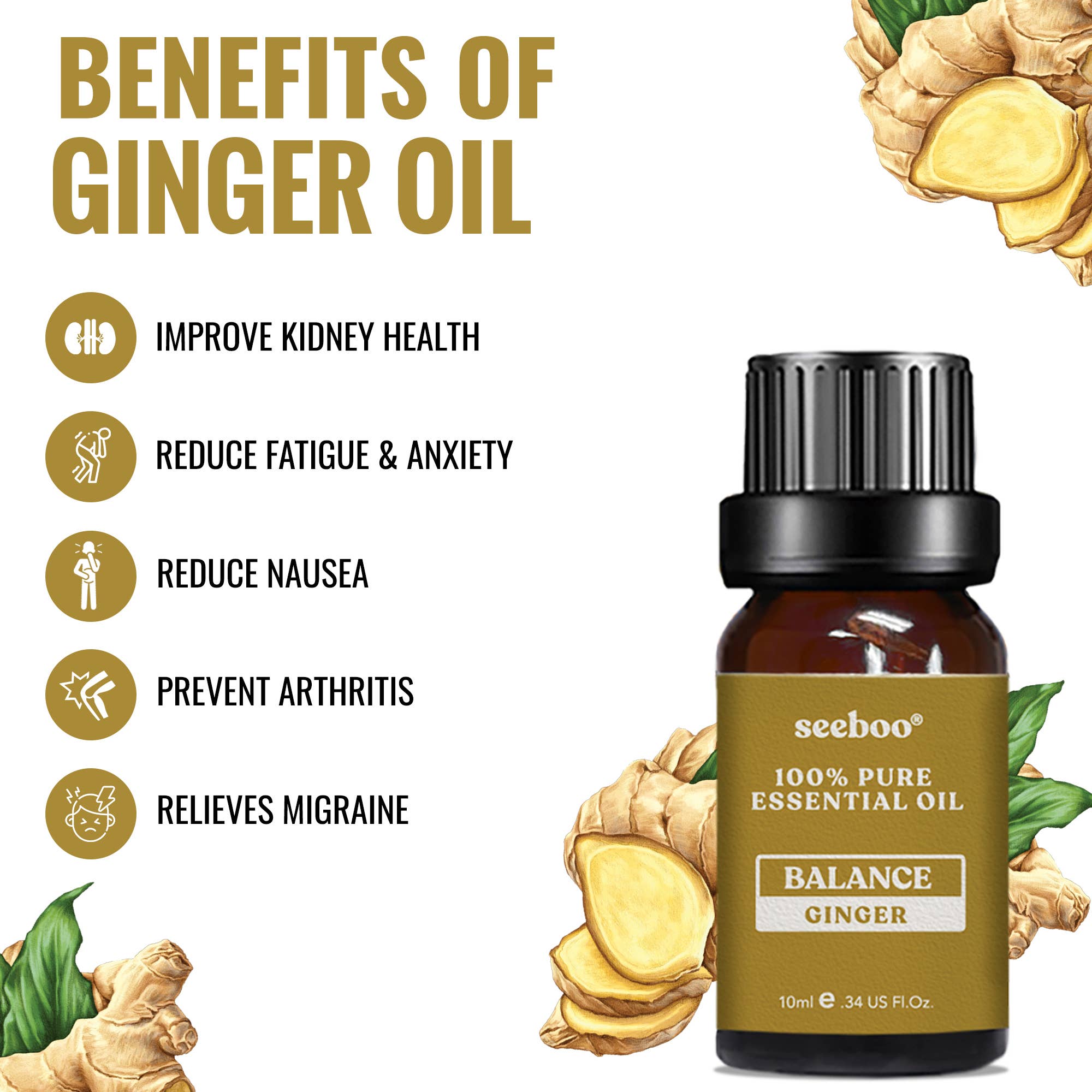 seeboo - Wholesale Essential Oil - BALANCING ORGANIC GINGER OIL - LIMITED EDITION3