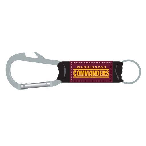 Mojo Licensing - Wholesale Keychain - Unisex - NFL Washington Commanders Bottle Opener Carabiner Keychain