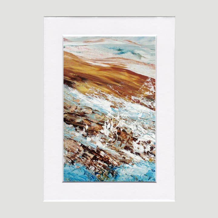 Fine Art For Small Spaces - Wholesale Art Print - Lakeshore 6 Waterscape Landscape Nature Art Mini Print
