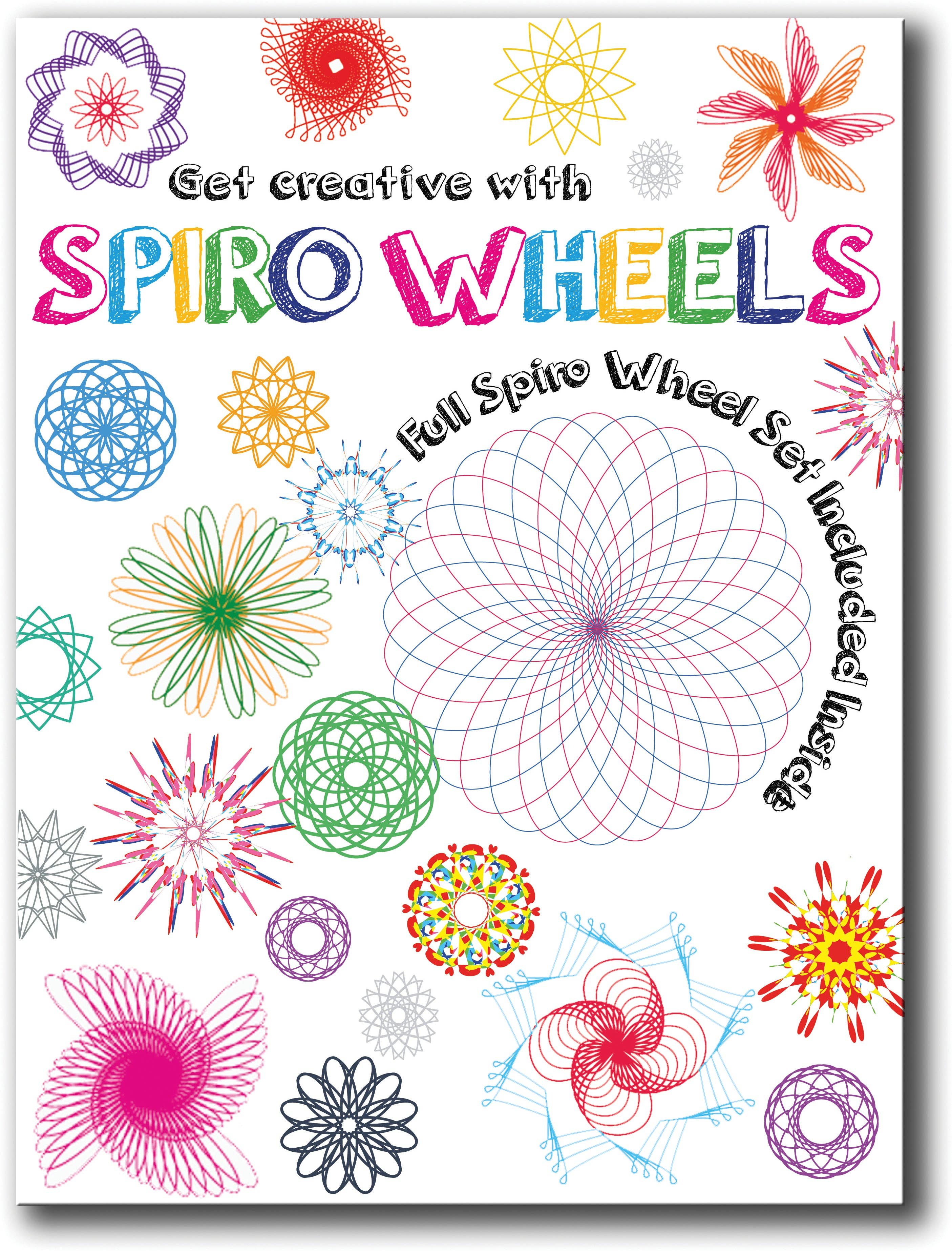 Robert Frederick Ltd – wholesale Crafts, hobbies & DIY book – Get Creative With Spiro Wheels - Children's Activity Book - Includes Pad, Pens and Wheels0