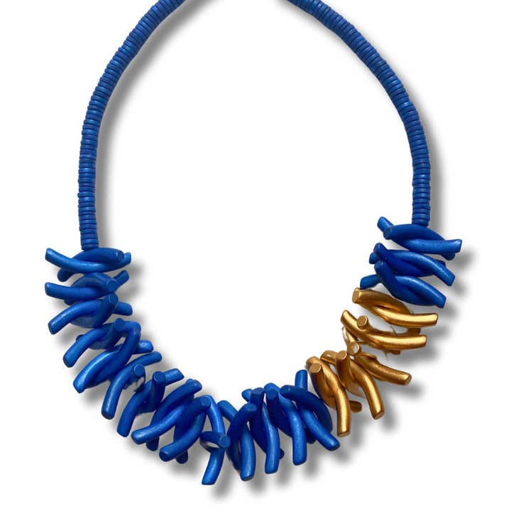 Bijondo - Wholesale Beaded/Pearl Necklace - Vinca Wood Necklace1