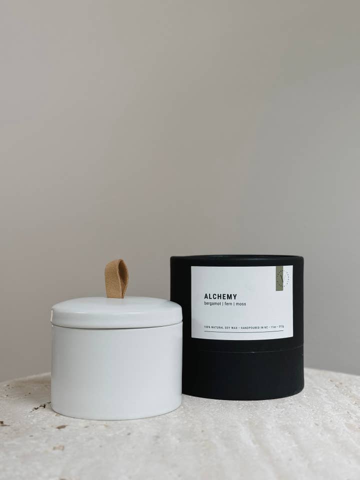 Library 11 oz Candle Jar | Alchemy for wholesale by Vessel Candle Studio