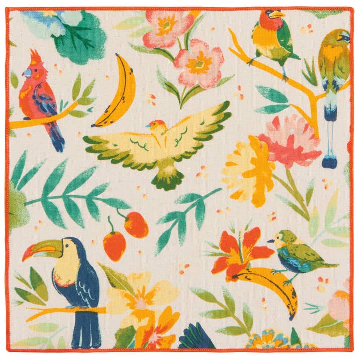 Danica Jubilee - Wholesale Dinner & Cloth Napkin - Tropical Trove Cocktail Napkins Set of 44
