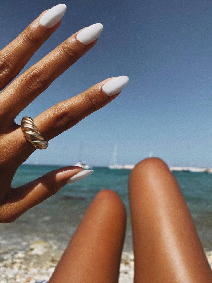 18K Gold Plated Twist Ring for wholesale by Space 46 Wholesale