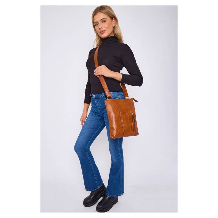 Superbia – wholesale Crossbody bag – Women's – Superbia Classic Front Pocket Messenger Bag Cross Body 91306