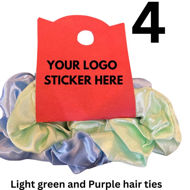 shirt shack design corporation - Wholesale Scrunchie - Women's - 2 pack Scrunchie hair tie ready to display3