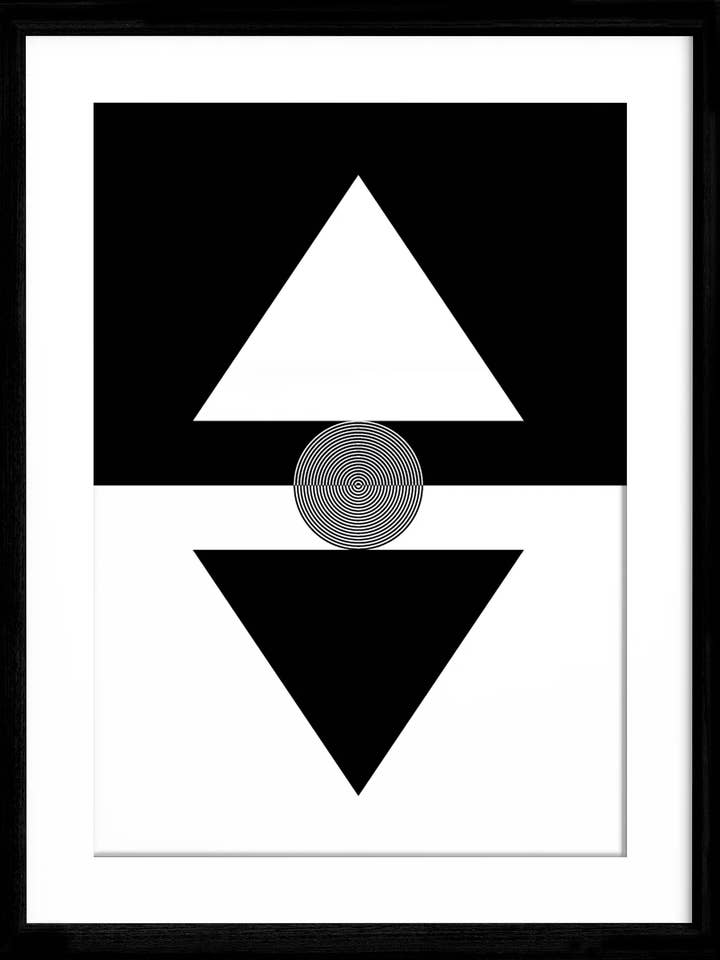 Résumé - Noir et blanc pour la vente par Oh So Connie