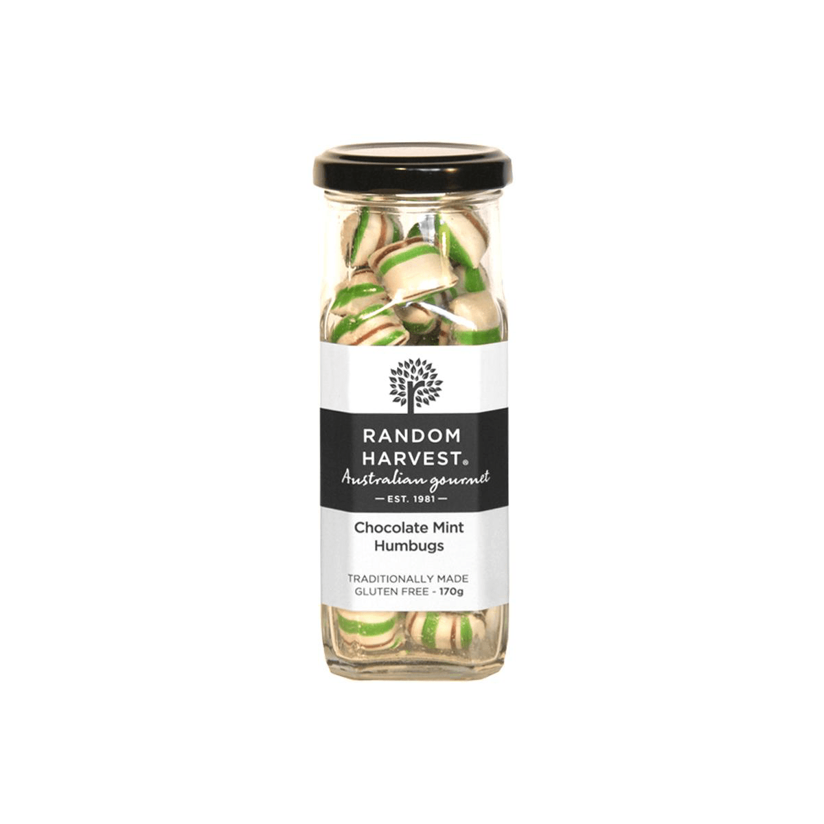 Random Harvest - Wholesale Chocolate Covered Sweets - Chocolate Mint Humbug 170g0