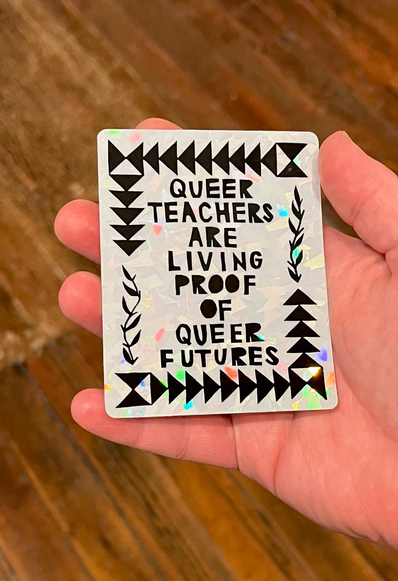 Morganite Press - Wholesale Sticker - Queer Teachers Sticker 2