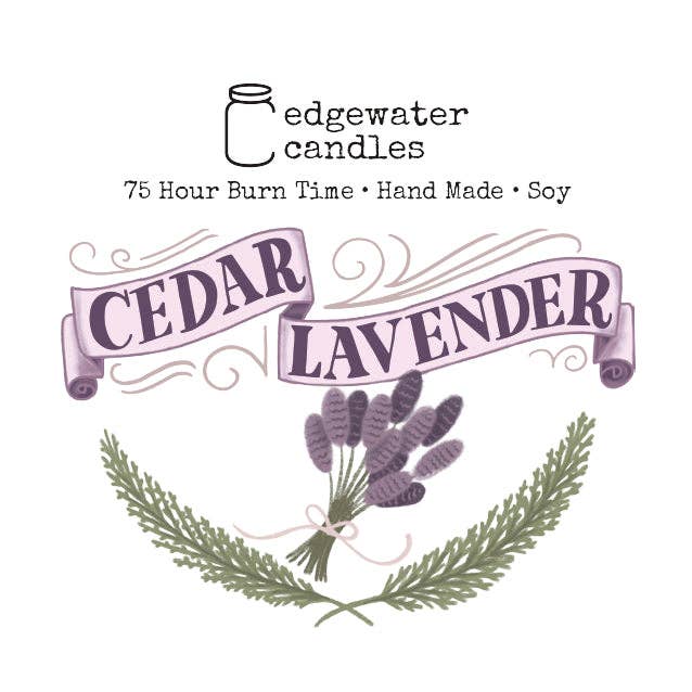 Edgewater Candles - Wholesale Jar/Filled Candle - Cedar Lavender2