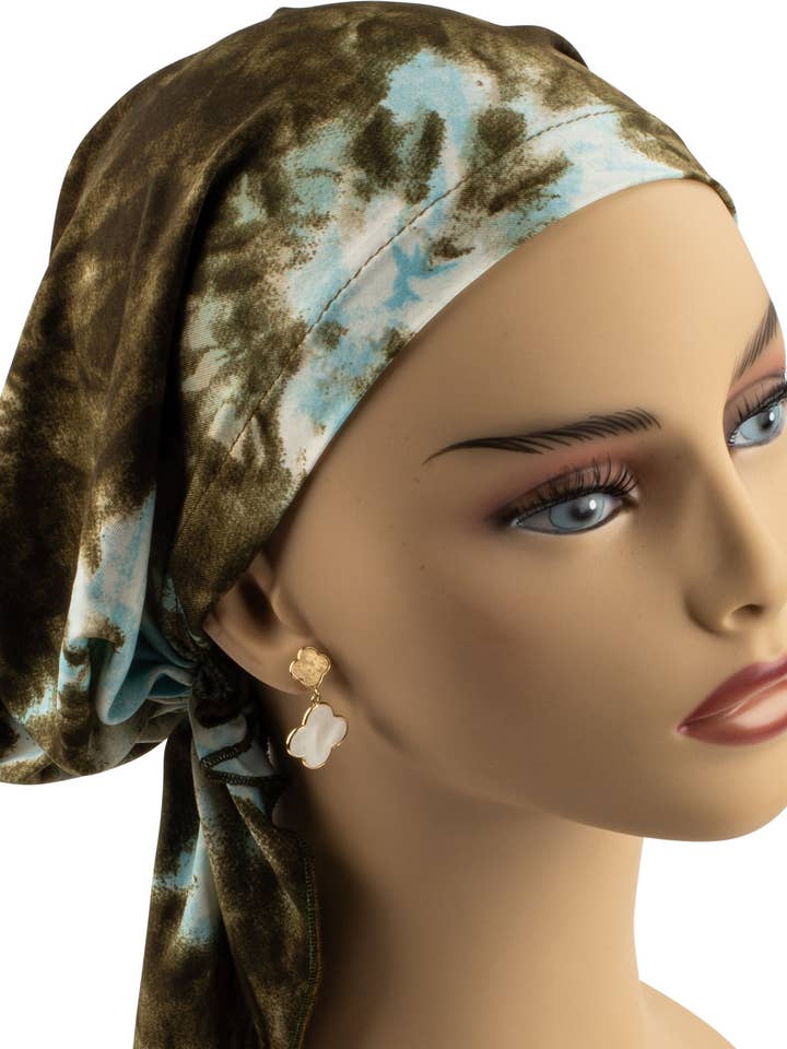 Pre-tied Headscarves - Short Ties- Sale for wholesale by Cherie Accessories
