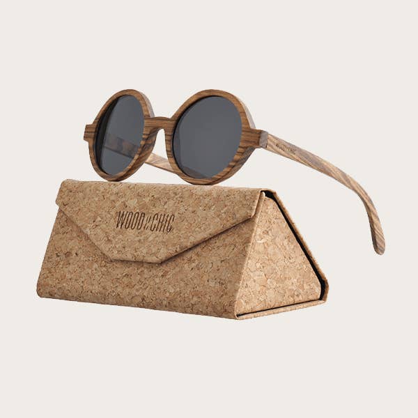 Wood&Chic - Wholesale Sunglasses - Unisex - Unisex UV400 Wooden Sunglasses - Pine
