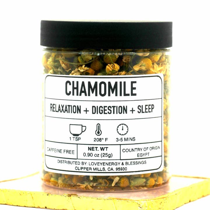 Loveyenergy & Blessings - Wholesale Losse thee - Kamillebloemen, thee, theeapotheek met losse bladeren0