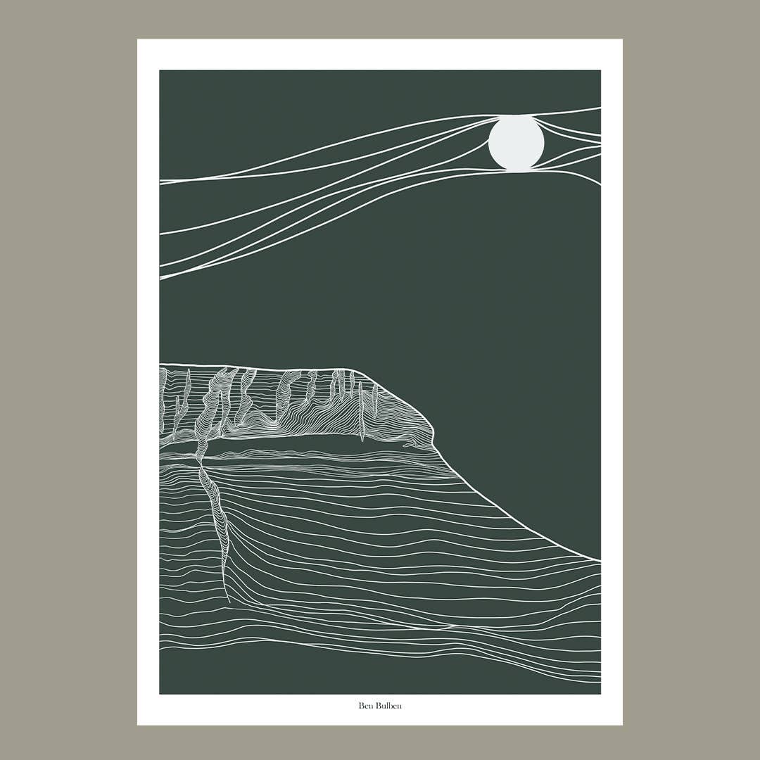 Emily Mckeagney Design - Wholesale Art Print - Ben Bulben, Co. Sligo, Ireland, Giclée print2