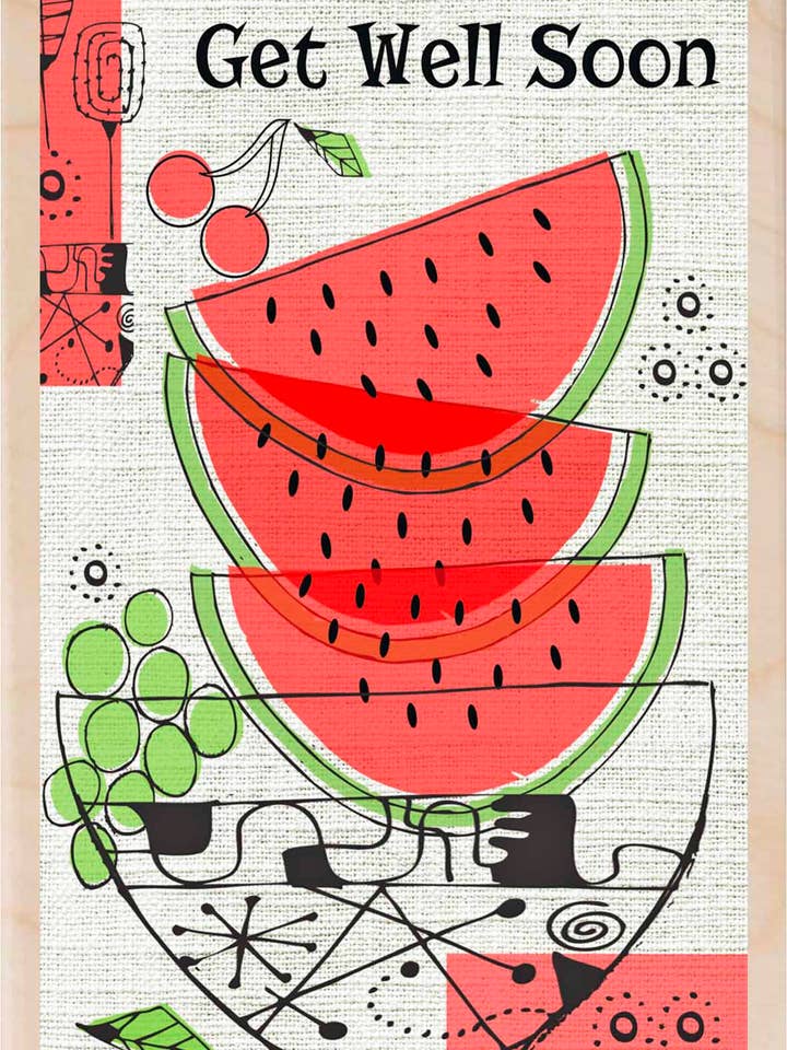 Prompt rétablissement - Carte écologique pour la vente par THE WOODEN POSTCARD COMPANY