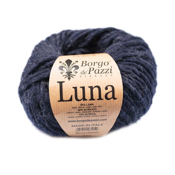 Borgo de' Pazzi - Firenze – Fio por atacado – Luna - Fio de lã multiuso em pacote com 10 novelos de 50 g40