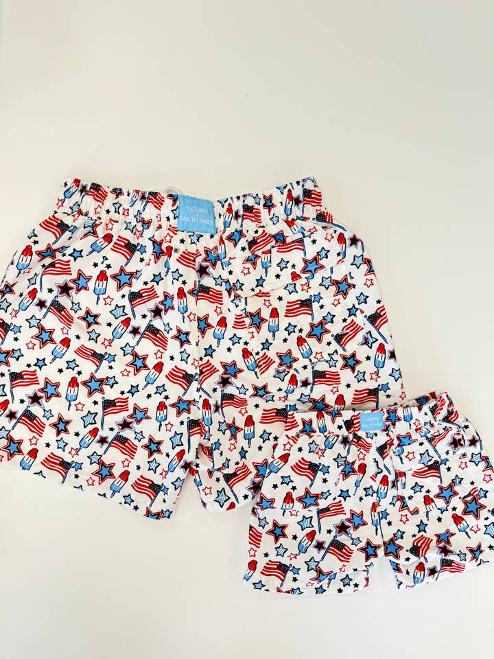 Bañador de Hombre con Estampado Patriótico para venta al por mayor de Sail to Sable