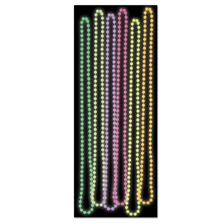 Glow In The Dark Party Beads for wholesale by Beistle