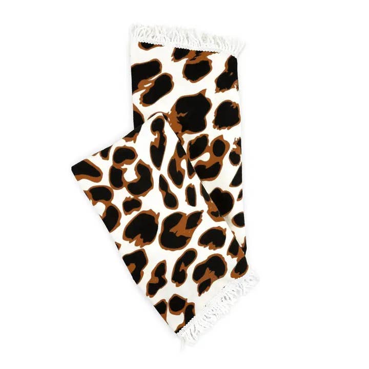 Weddingstar Inc. - Wholesale Beach Towel - Round Beach Towel - Leopard Print1