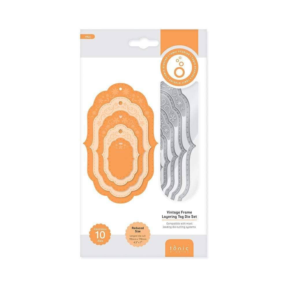 Tonic Studios – wholesale Hantverkstillbehör – Tonic Studios - Matrisset för vintagelager för ramlager - 4152E0